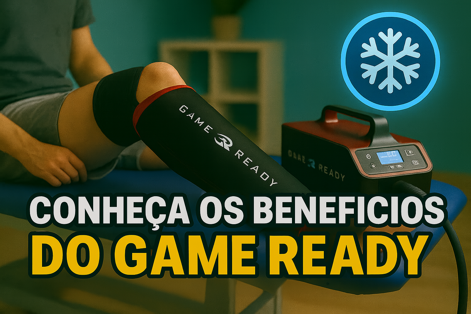 fisioterapia esportiva em Florianópolis com Game Ready para recuperação muscular