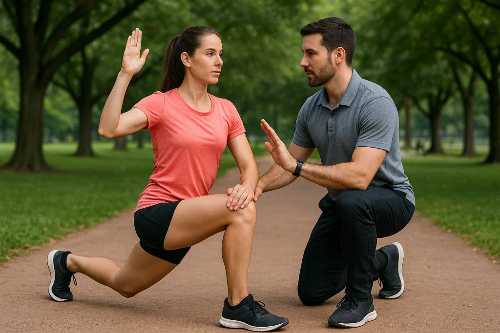 mobilidade para corrida em Florianópolis com fisioterapeuta da Clínica Reab
